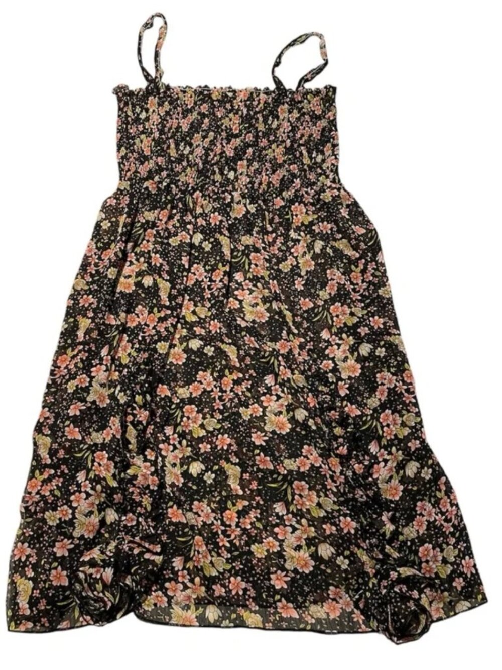 Summer Goth Floral 90s dress ONSF small / medium